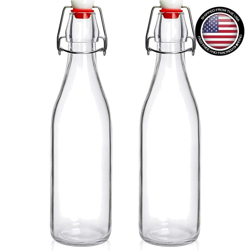 Glass Bottles with Airtight Lid