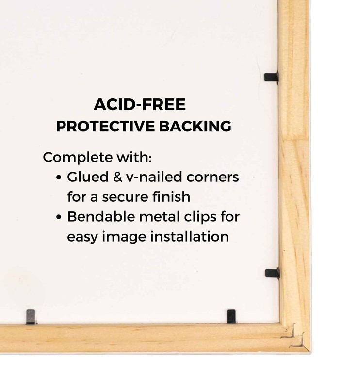 7x12 Rustic Brown Real Wood Picture Frame Width 0.75 inches | Interior Frame Dep gallery