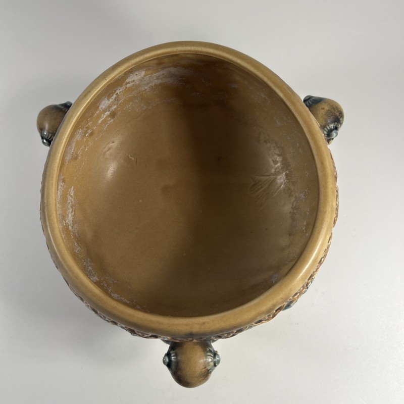 VTG Oriental Effigy Bowl/Planter Depicting Baby Buddhist Holding It gallery