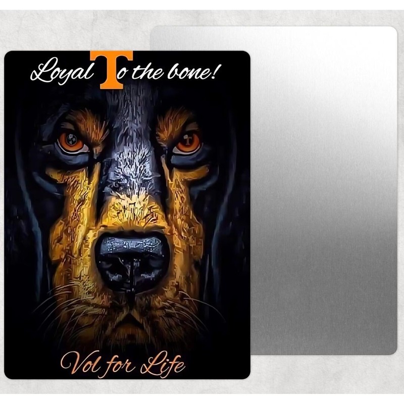 Tennessee Vols Football Tin Sign Door Home Wall Decor Metal
