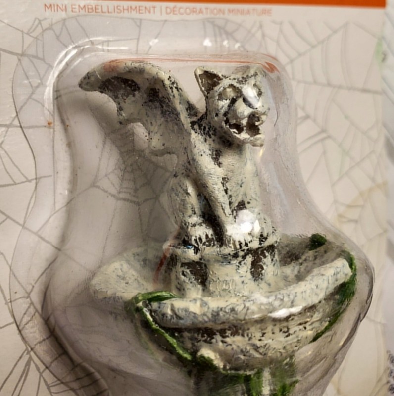 TINY TREASURES Gargoyle Statue Winged Gothic Figure 4.75 in. Resin Halloween NIP