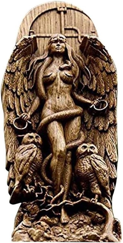Goddess Statue Lilith Statue, Decorative Goddess Statues Gaia/Hecate/Lilith G.