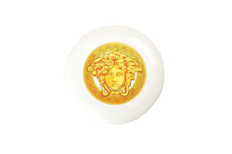 VERSACE Medusa Frisbee Plastic White/Yellow ZFRI00001 New Sealed Genuine Rare gallery