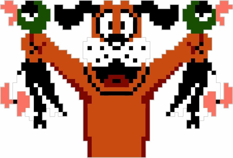 Nintendo NES 8-bit Duck Hunt with Dog 5″ Vinyl Decal Sticker Emblem Hunting