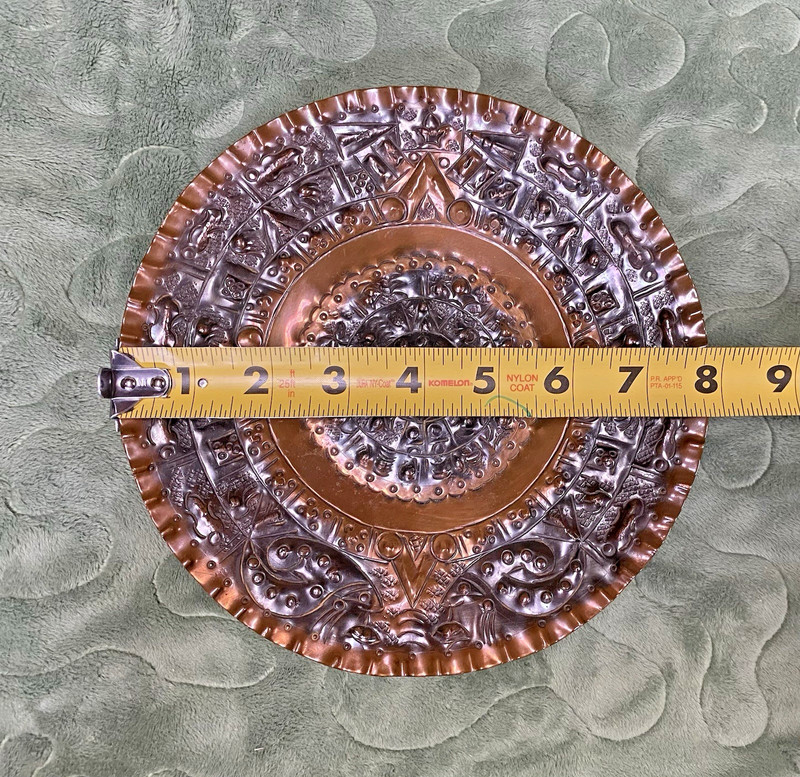 VTG Mayan Aztec Collection - Hammered Copper Wall Hanging gallery