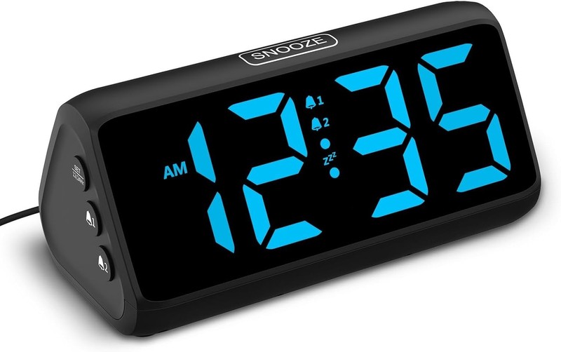 Stylish Tabletop Alarm Clock with Loud Alarm and Adjustable Features for Seniors gallery