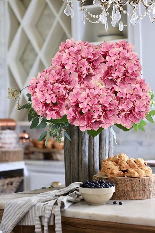 3pcs 25in Artificial Realistic Hydrangea Flowers 3D Real Touch 25in Extra Long gallery