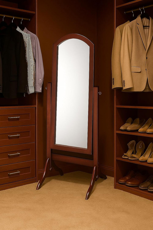 - Barrington Full Length Free Standing Swivel Oval Traditional Classic Cheval Wo gallery