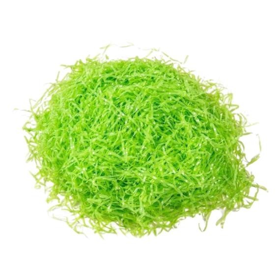 Green Raffia Grass 200g for Easter Basket Lining Home Decor Craft Project
