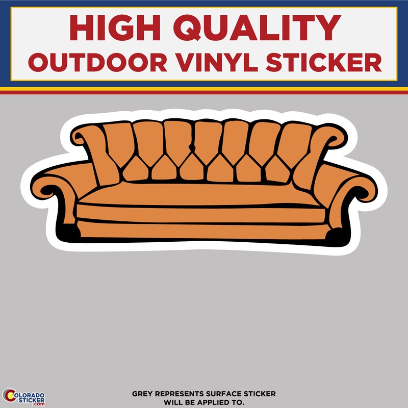 Friends Central Perk Couch Sticker, High Quality Vinyl Stickers gallery