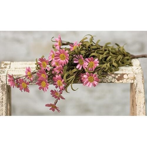 Mini Mountain PINK Daisy Bunch / Spray / Bush – 16″ Farmhouse Daisies