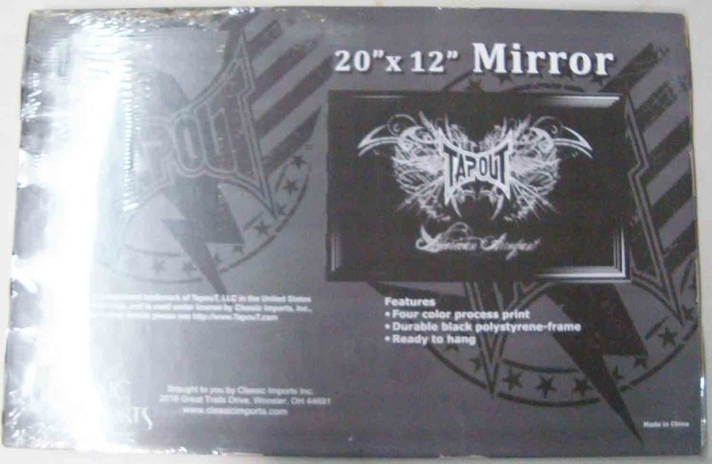 MMA TAPOUT AMERICAN ARROGANTS WALL MOUNTED 20" X 12" MIRROR BRAND NEW gallery