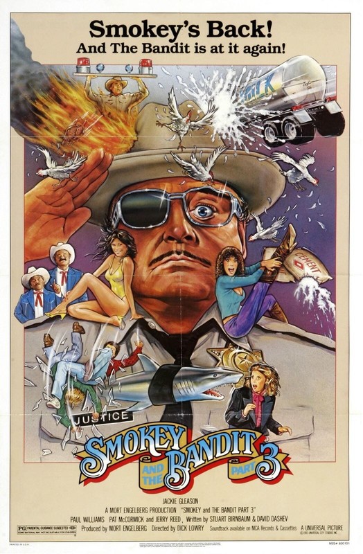 74314 Smokey and the Bandit P 3 1983 Action Adventure Wall Print Poster US