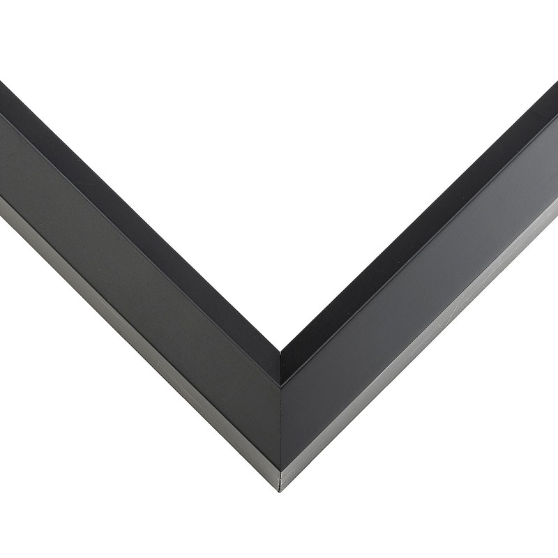 8x15 Shadow Box Frame Black | 1.25 inches Deep Real Wood Contemporary Shadowbox gallery