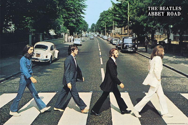 The Beatles – Music Poster (Abbey Road) (Size: 36″ x 24″)