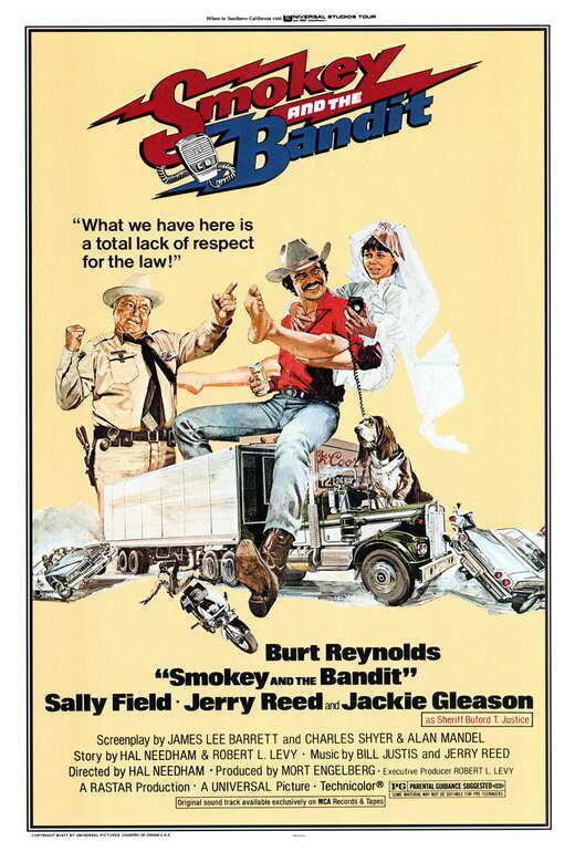 68831 Smokey and the Bandit Burt Reynolds ally Field Wall Decor Print Poster