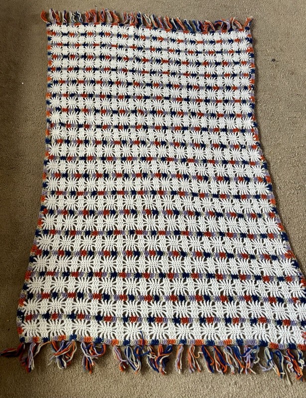Multicolored Crocheted Throw Blanket (60x40 Inches) gallery