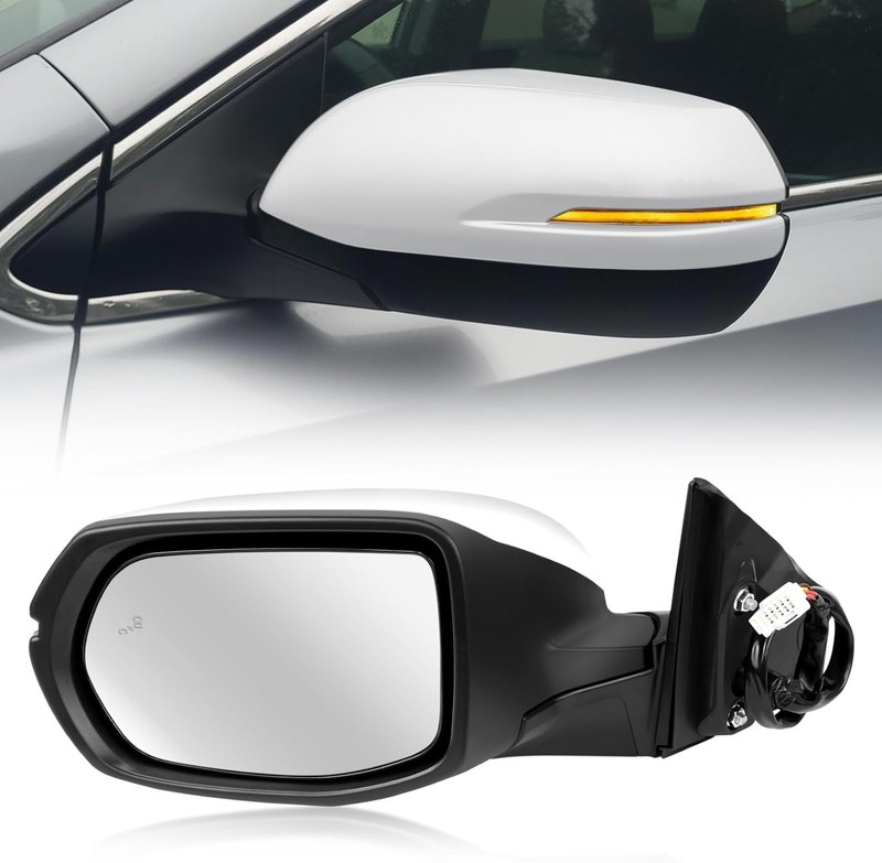 Left Driver Side Mirror Compatible with 2017-2022 Honda CRV, Rear View Mirror