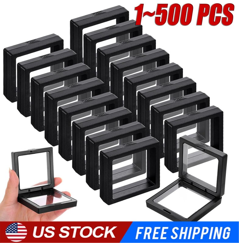 3D Floating Frame Shadow Box Picture Frame Jewelry Display Protection LOT