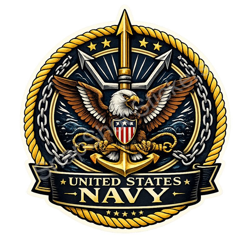 US Navy Decal Sticker Veteran Seal United States Military Logo Vinyl 11