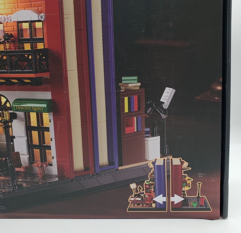 Detective Agency Bookends Building Blocks Insoon SC9956 1241 pcs Ages 10+ READ gallery