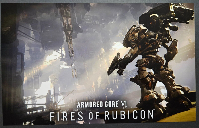 (2) Armored Core VI 6 Fires of Rubicon PS5 Xbox One PS4 PC Art Print Poster (A) gallery