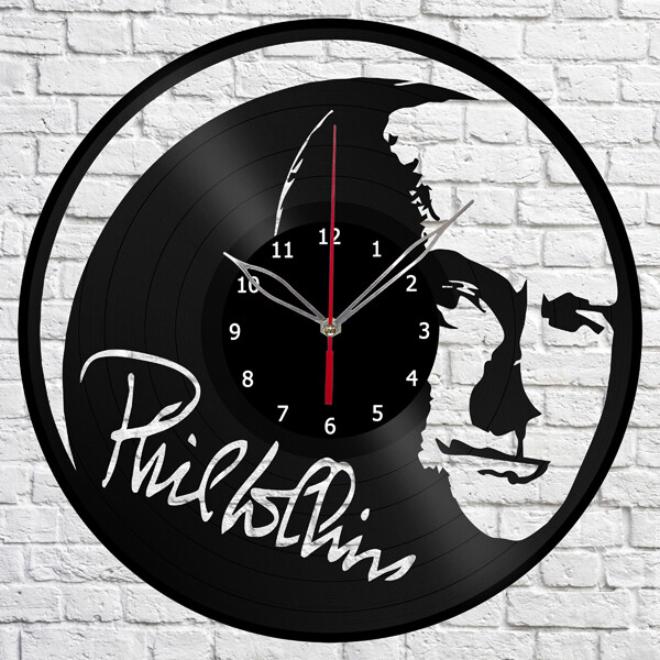 Vinyl Clock Phil Collins Wall Clock Unique Art Vinyl Record Wall Clock 1267