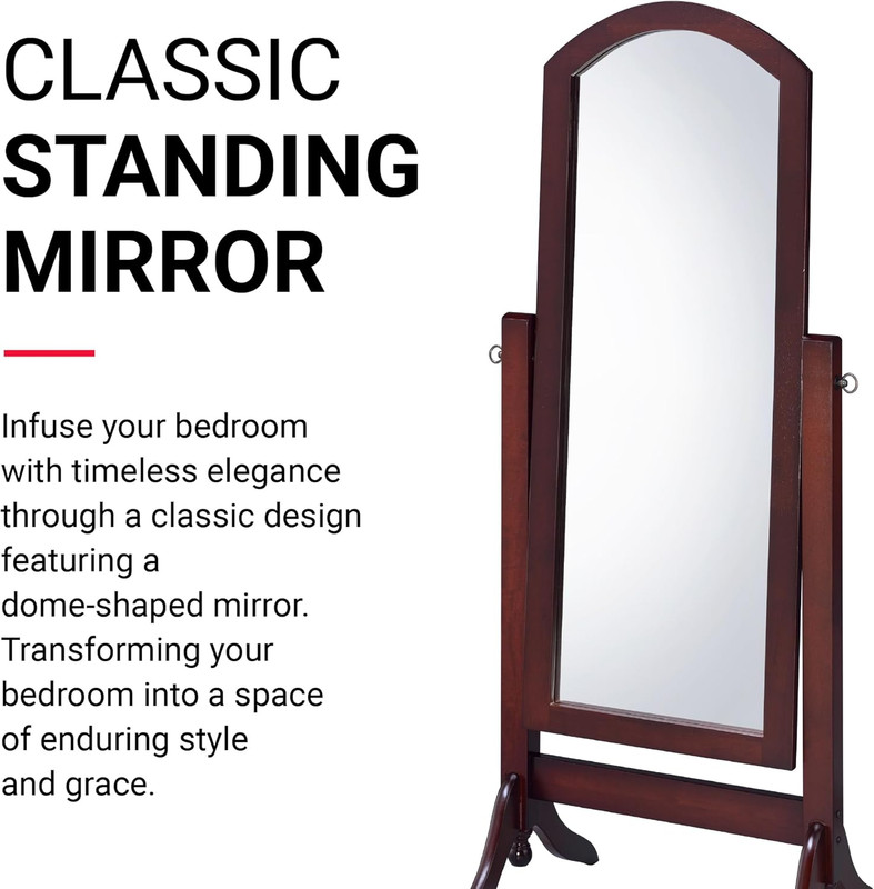 - Barrington Full Length Free Standing Swivel Oval Traditional Classic Cheval Wo gallery