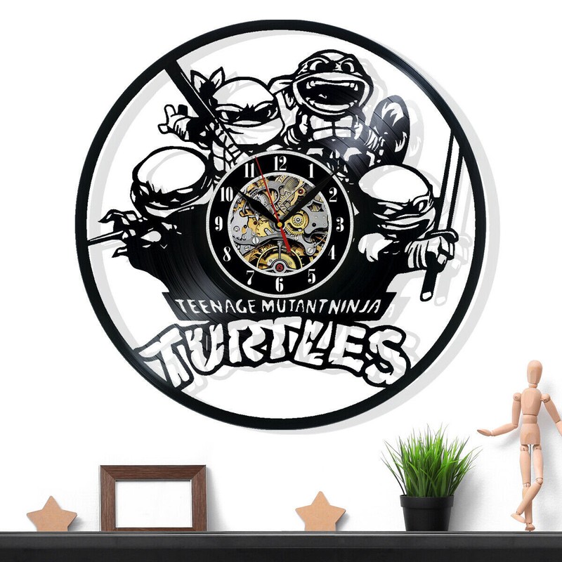 Teenage Mutant Ninja Turtles Vinyl Record Wall Clock Gift Surprise Ideas Friends
