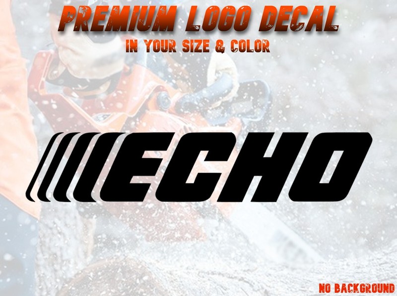 Echo Sticker 4″ 5″ 7″ 11″ Blower Trimmer Chainsaw Head Guard Chain Bar 16 18 20