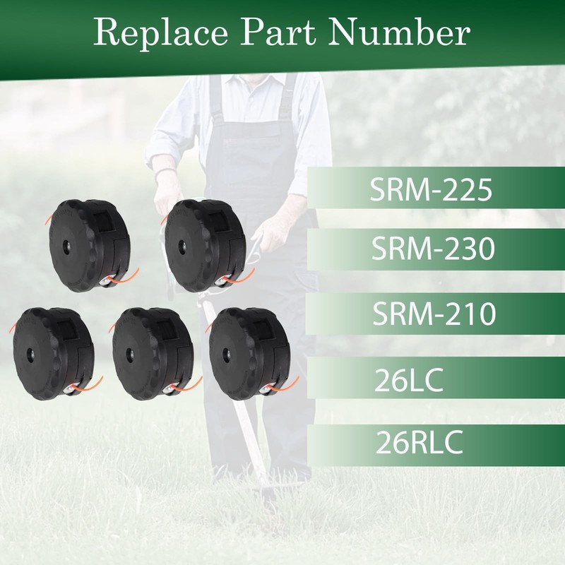 Autoparts 5 Pack String Trimmer Head Replacement For Echo Speed-Feed 400 Head gallery