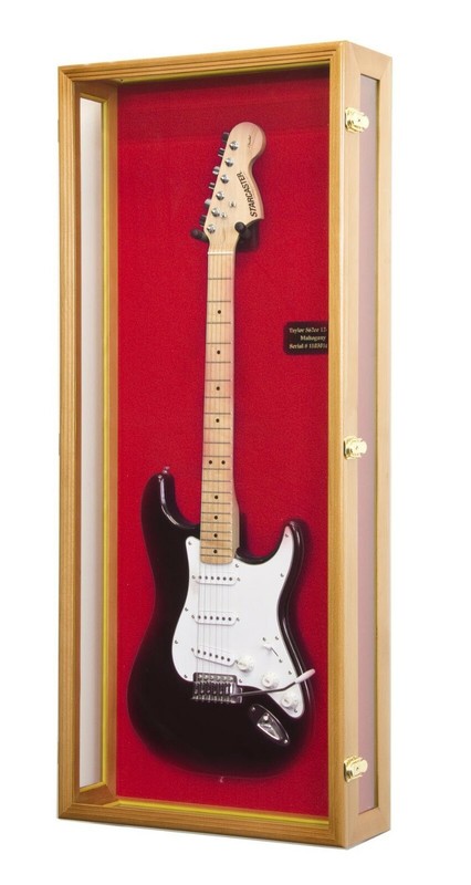 Clear Viewing Guitar Display Case Fender Acoustic Electric Bass Wall Rack Holder gallery