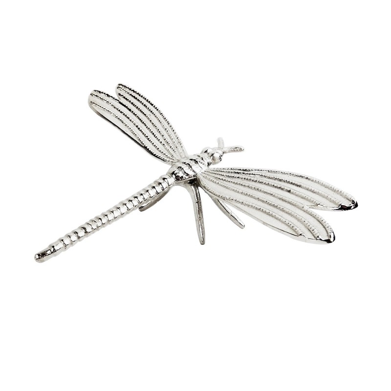 Large Cast Aluminum Dragonfly Figurine Shelf Sitter Garden Yard Decor 11.5 inch gallery