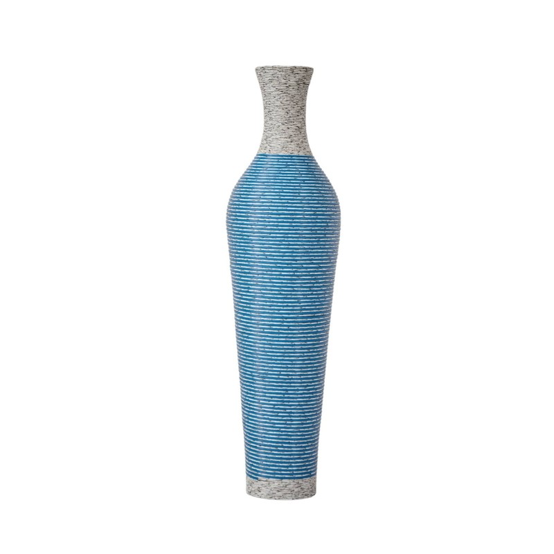 Modern 39" Tall Standing Floor Vase Durable Artificial Rattan Decor Accent gallery