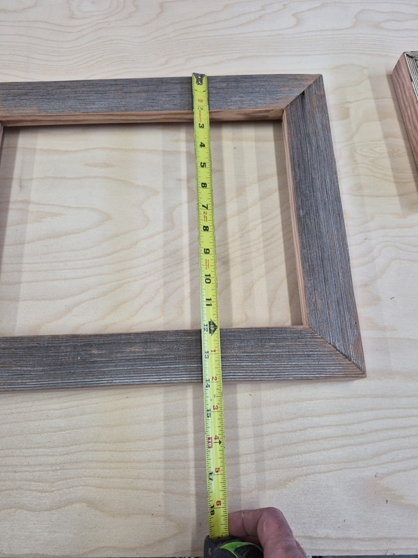 11x14 5x7 picture frames Reclaimed Wood Chippy Rustic White Lot Farmhouse READ gallery