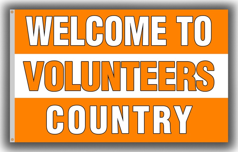 Tennessee Football Team Memorable Flag 90x150cm 3x5ft Welcome to Vols Country