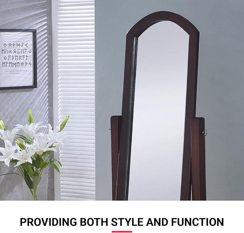 - Barrington Full Length Free Standing Swivel Oval Traditional Classic Cheval Wo gallery