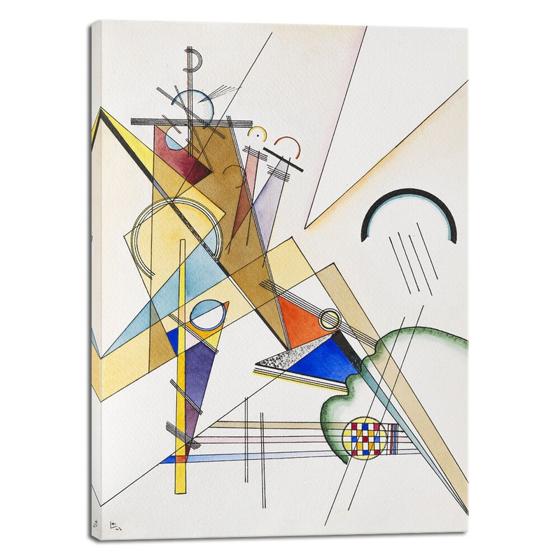 Gewebe 1923 by Wassily Kandinsky Classic Art Reproductions Canvas Wall Art