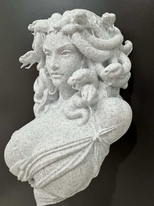 Medusa Bust Wall Sculpture Greek Mythology | Copper Home Decor Fantasy Wall Art gallery