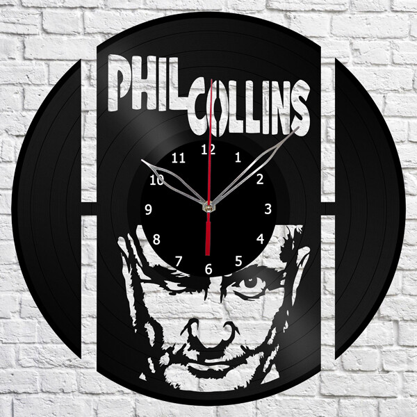 Vinyl Clock Phil Collins Wall Clock Unique Art Vinyl Record Wall Clock 1268