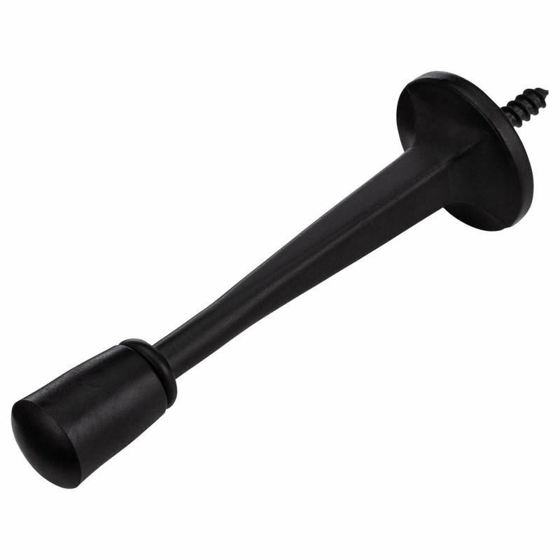 10 Pack- Dark Bronze Cast Door Stop, 3 1/8 In. Projection