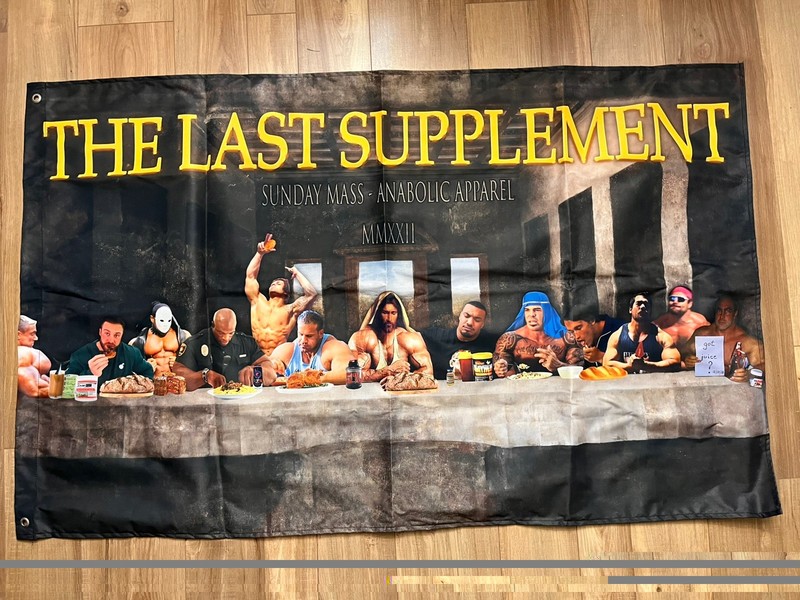 wall poster / gym banner / Wall Decor “The Last Supplement” (34”x55”)