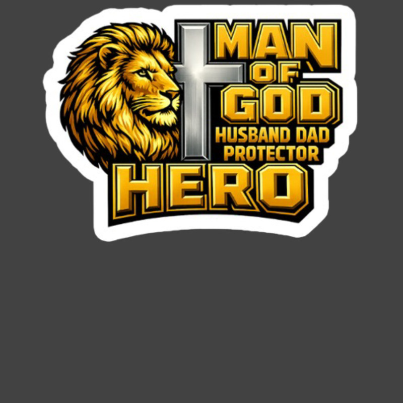 Jesus Sticker Vinyl Decal Man of God Husband Dad Protector Hero Lion Faith