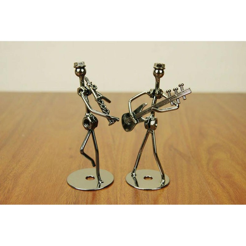 Metal Iron-Made Decorative Whimsical Band-Themed 8PCS Iron Man Boy Band Gift Set gallery