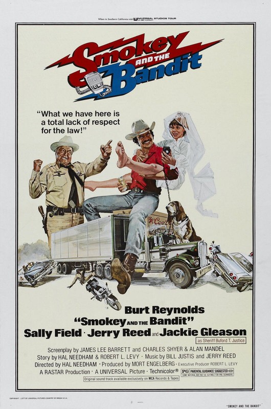 72175 SMOKEY AND THE BANDIT 70 s Wall 16x12 POSTER Print