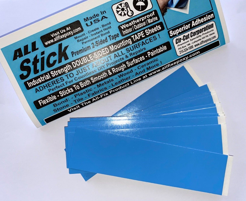 DOUBLE SIDED MOLDING TAPE STRIPS HOME AUTO BOAT MARINE – TEMP WATER RESISTANT