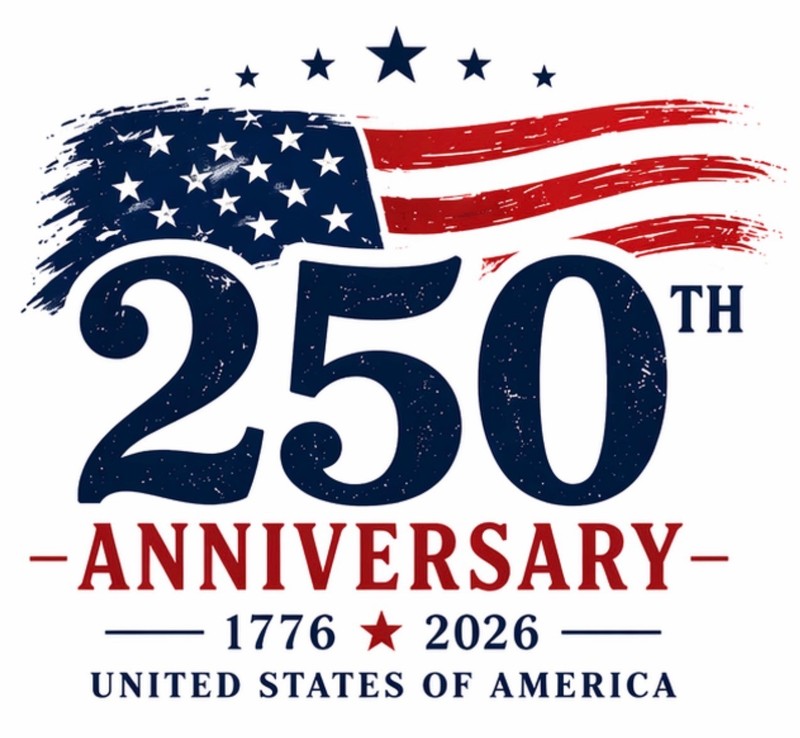 STICKER (BUY 2, GET 1 FREE) 250th vinyl glossy America new patriotic USA