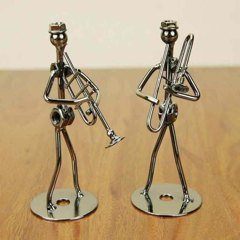 Metal Iron-Made Decorative Whimsical Band-Themed 8PCS Iron Man Boy Band Gift Set gallery