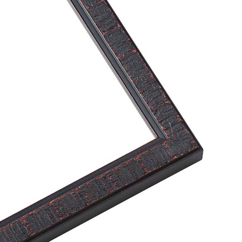 7x12 Rustic Brown Real Wood Picture Frame Width 0.75 inches | Interior Frame Dep gallery